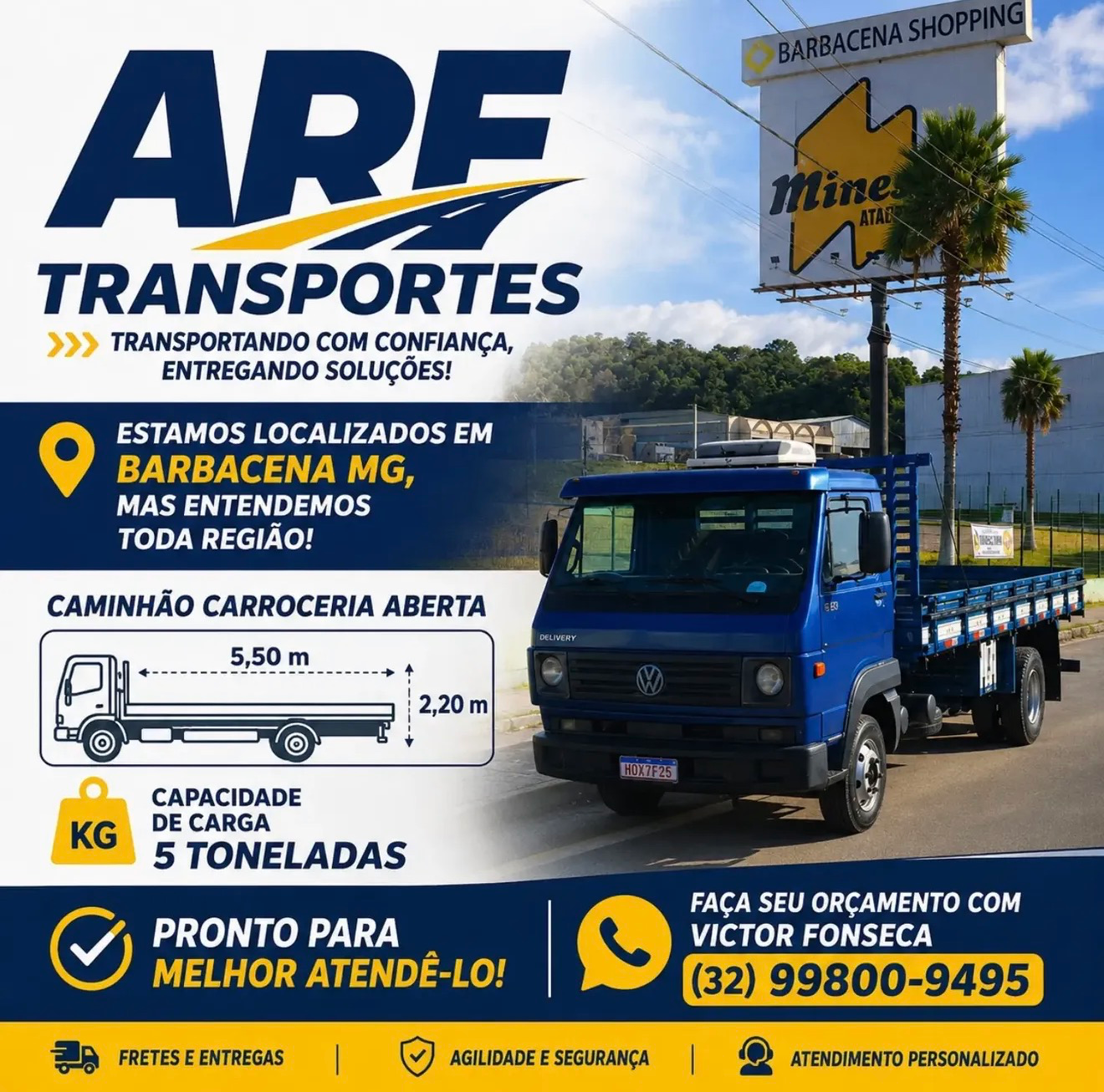 ARF Transportes - Fretes e Carretos em Barbacena – foto 2