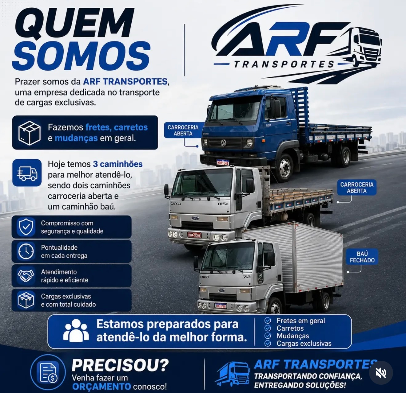 ARF Transportes - Fretes e Carretos em Barbacena – foto 1